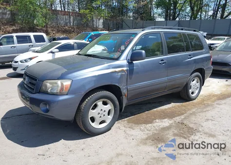 2005 Toyota Highlander Limited V6 из США, поврежденный, VIN JTEEP21A850121866